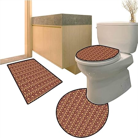 Juego de Alfombrillas de baño Suaves de Lujo, con Frente a la Tribu y