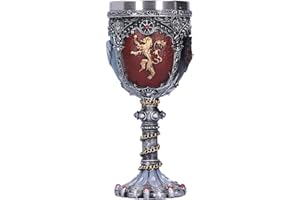 Medieval Wine Goblet, 7 inch Stainless Steel Drinking Cup, Medieval Mug Goblet, Creative 3D Design, Mystery Retro, Resin Shel