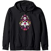 Looney Tunes Halloween Sylvester & Tweety Sugar Skull Zip Hoodie