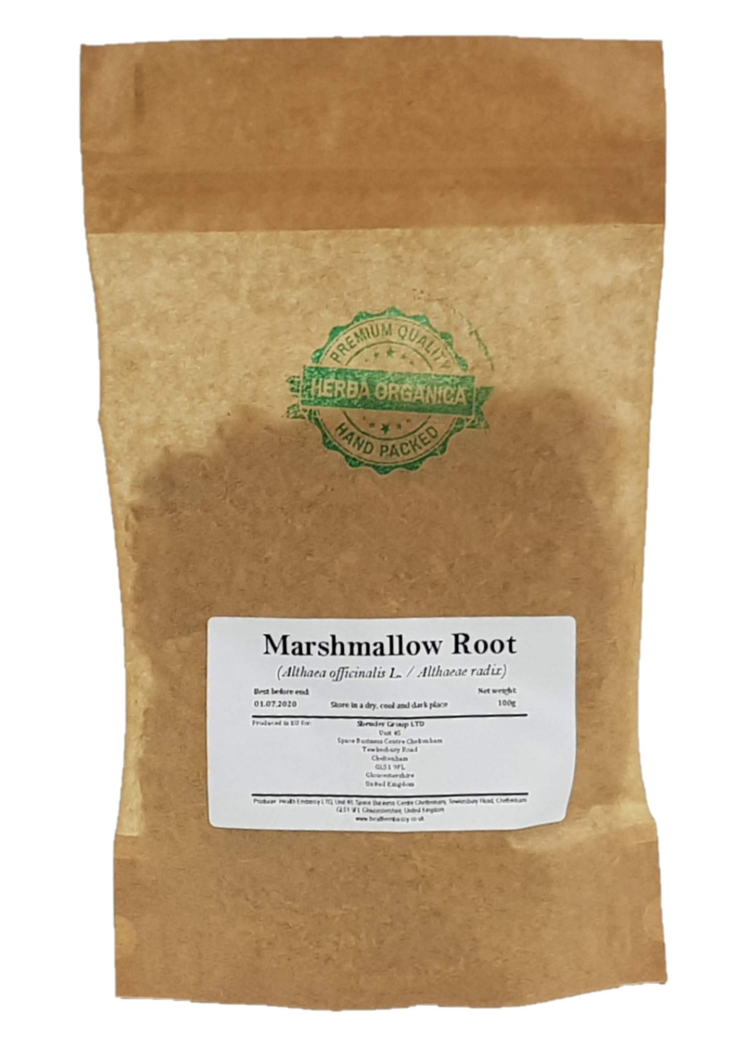 Herba Organica Marshmallow Root - Althea Officinalis L - Herbal Tea (100g) — image 1