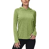 Gopune Women's UPF 50+ Sun Protection Hoodie Shirt Long Sleeve Lightweight Quick Dry Running Fishing Hiking Shirt