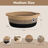 TIMEYARD Dog Toy Basket Storage Bin with Paw Design 30 x 20 x 13 cm view 5