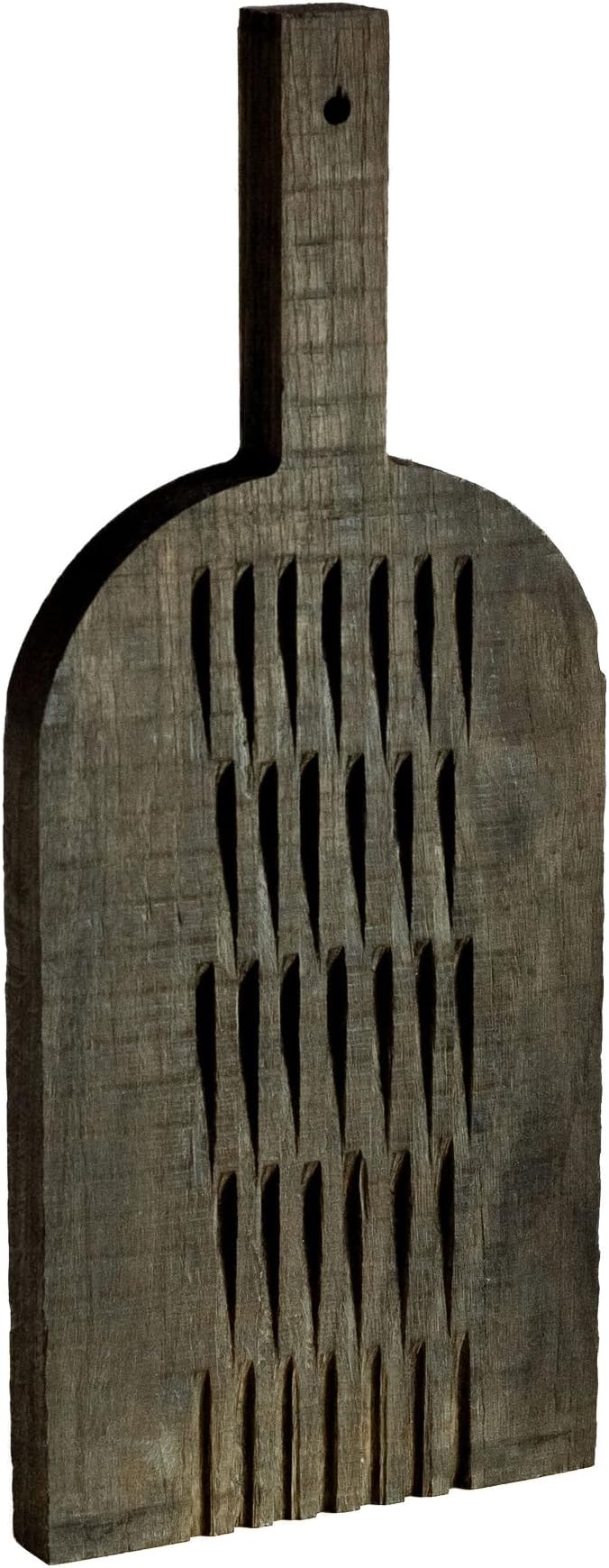 Excellent Quality Premium Oak Wood Cutting Board – Long Chopping Board with Shoulders “Chain” – Designer Luxury Chopping Block, Board for Serving for Kitchen or Home Decor – Made in Russia