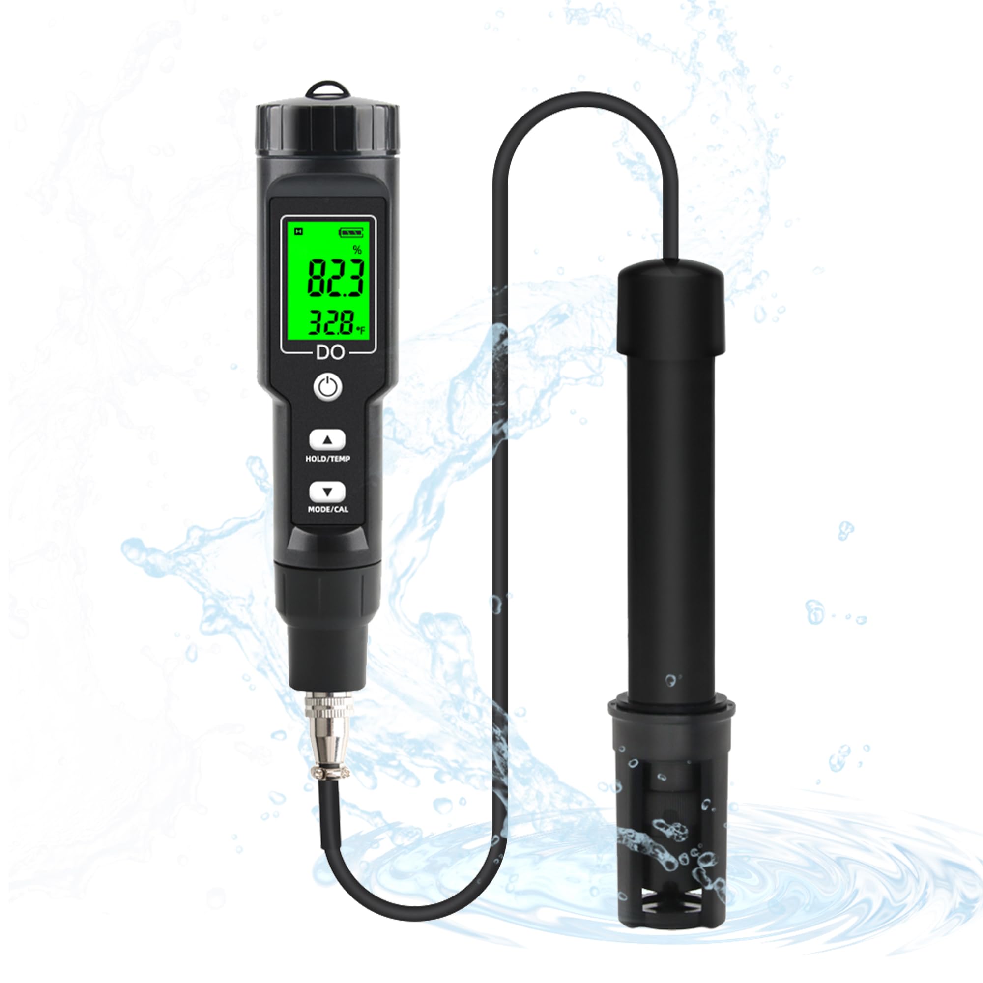 Photo 1 of Rowyet Dissolved Oxygen Meter with ATC,Portable Dissolved Oxygen Test Kit Range 0.0-40mg/L,DO Meter with Electrode Filling Fluid,Water Test Kit for Swimming Pools,Aquarium,Fish Pond.