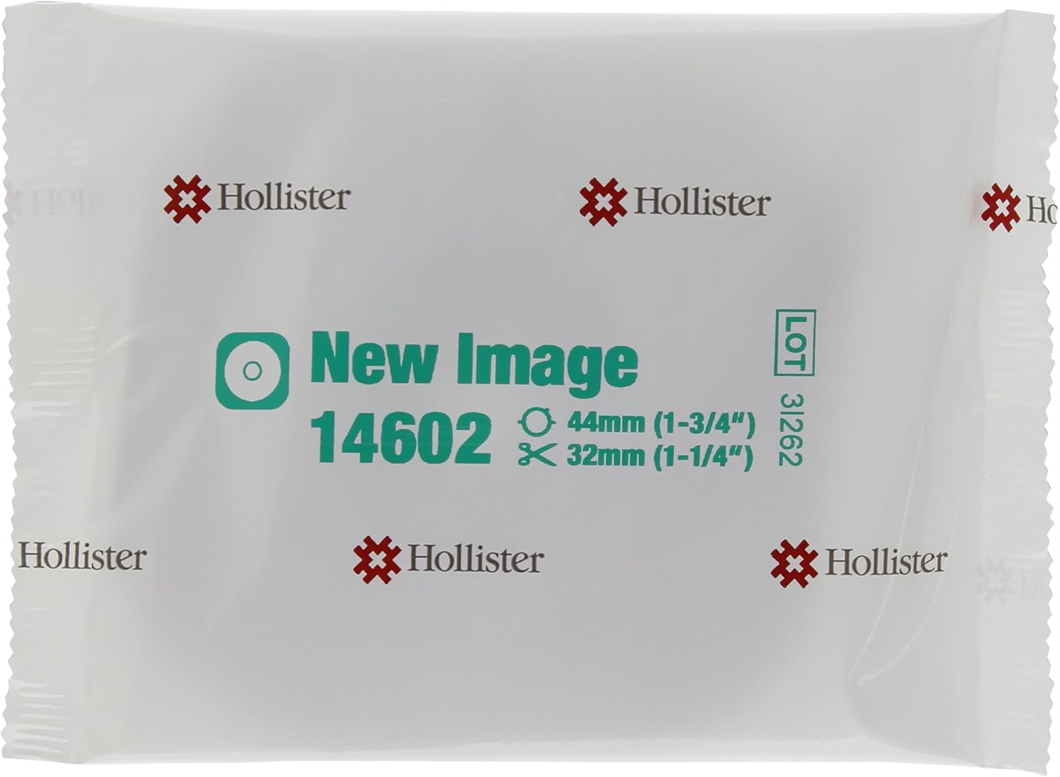 Hollister New Image Cut-to-Fit Flextend Skin Barrier, Floating Flange with Tape, Barrier Max. of 1 1/4", Size 1 3/4",