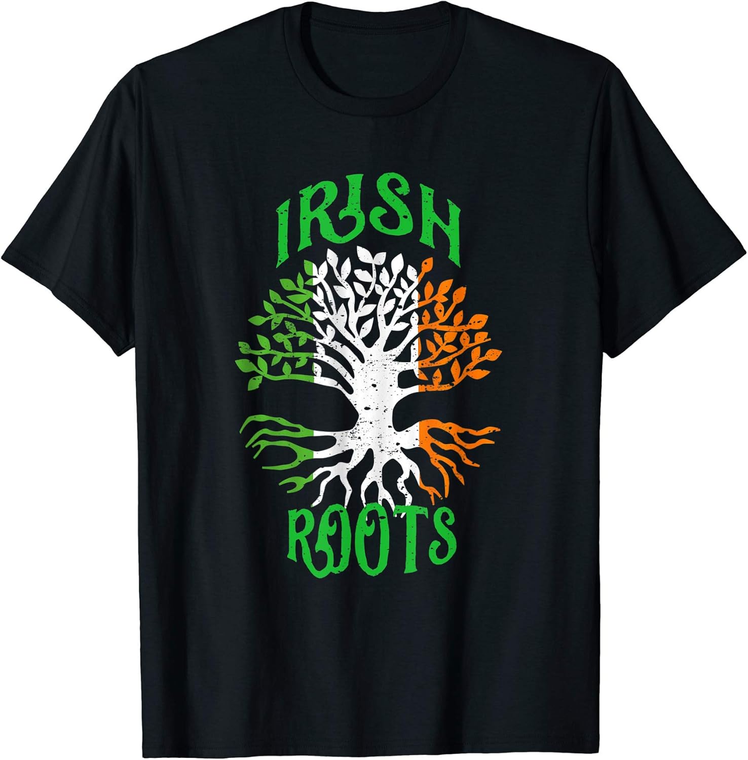 Women's Irish Roots Tree Flag of Ireland TShirt Medium Brown Amazon.co.uk Clothing