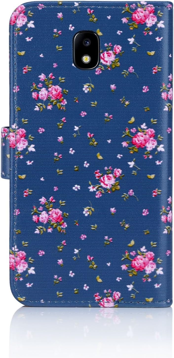 32nd Floral Series, Design PU Leather Book Wallet Case Cover for Samsung Galaxy J3 (2017) J330F - Image 3