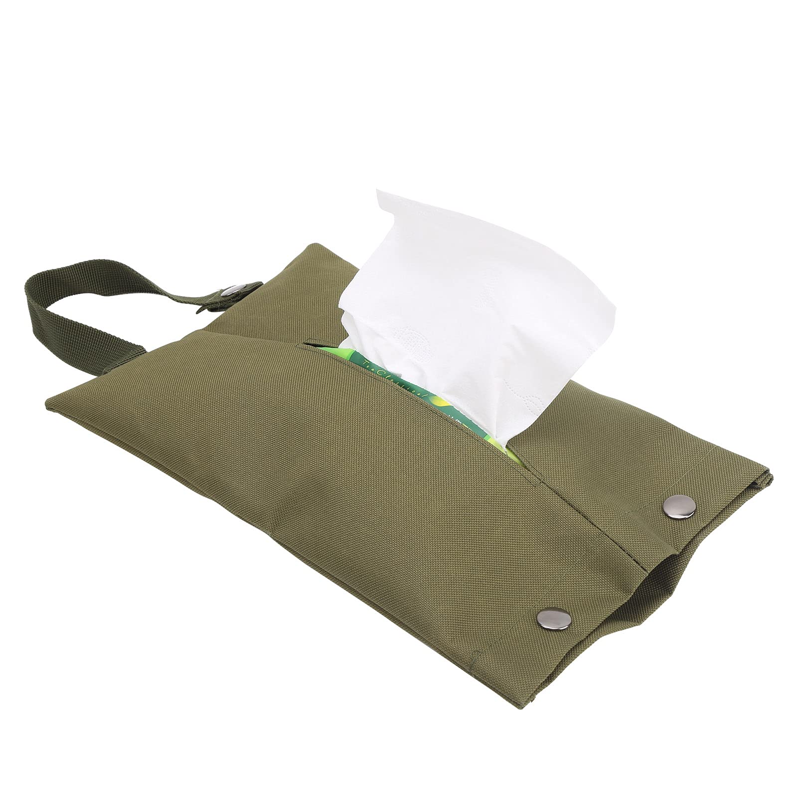 Shanrya Tissue Holder Bag, Tissue Hanging Cover Toilet Paper Storage Holder Hanging Tissue Wipes Box Case Hanging Bags with Lanyard for Outdoor, Home, Camping, Bathroom, Automobile