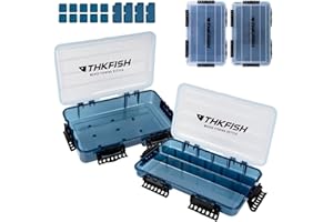 THKFISH Fishing Tackle Box 3600/3700 Tackle Tray Waterproof Floating Fishing Lure Box Small Tackle Box 2PCS/1PC