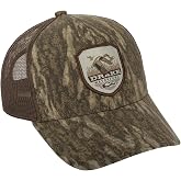 Drake Waterfowl Vintage Badge Mesh Back Cap | 6-Panel Structured Front Panels Cap with Adjustable Closure
