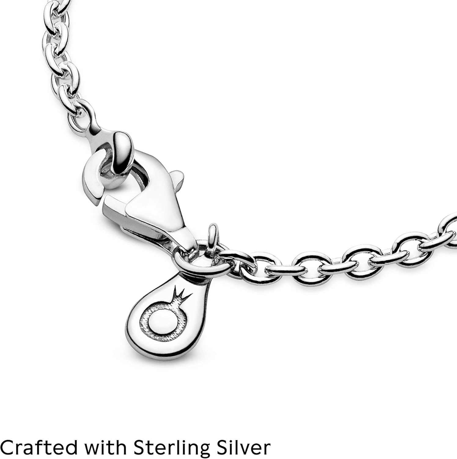 Pandora Jewelry Silver Chain Sterling Silver Necklace, 17.7": Jewelry