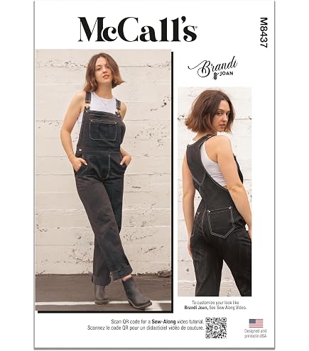Amazon.com: Simplicity Pattern S8855 Misses' Knit Overalls : Arts