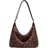 JOLLQUE Crossbody Bags for Women, Soft Foldable Vegan Leather Shoulder Handbag, Autumn Winter Slouchy Handbag Purses