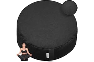 ANGORA BRANDS Meditation Cushion - Floor Pillow for Meditation - Versatile Cushion Pillow - Stylish Cushions - Meditation Accessories - Meditation Pillow by Cuvered