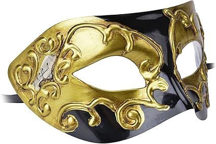 Kapmore Masque Carnaval Venitien Mascarade Masque Mardi Gras Masque Vintage Homme Gold 1 Amazon Fr Cuisine Maison
