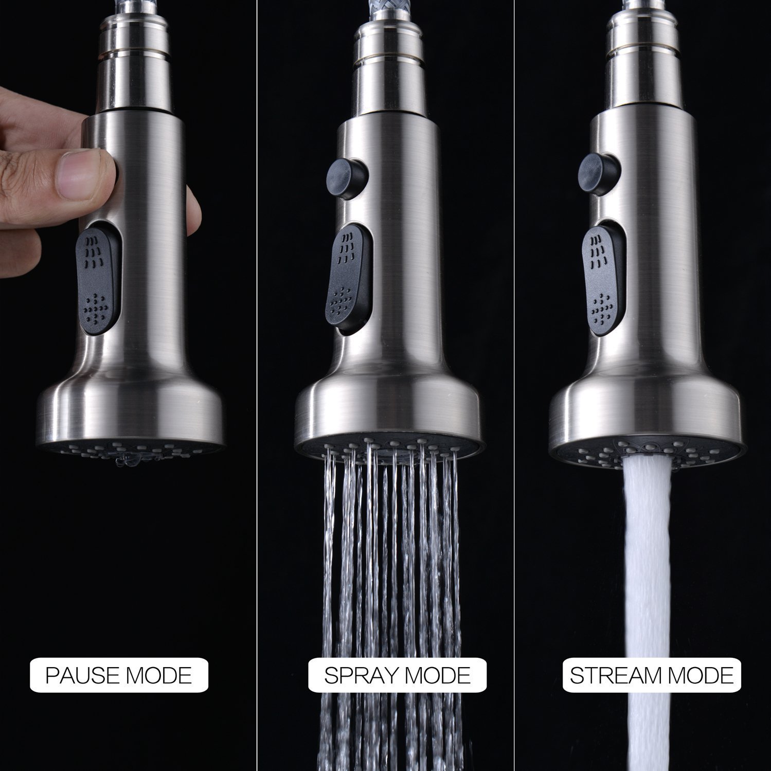 Oil Rubbed Bronze PullOut Spray Head Kitchen Sink Faucet Replacement