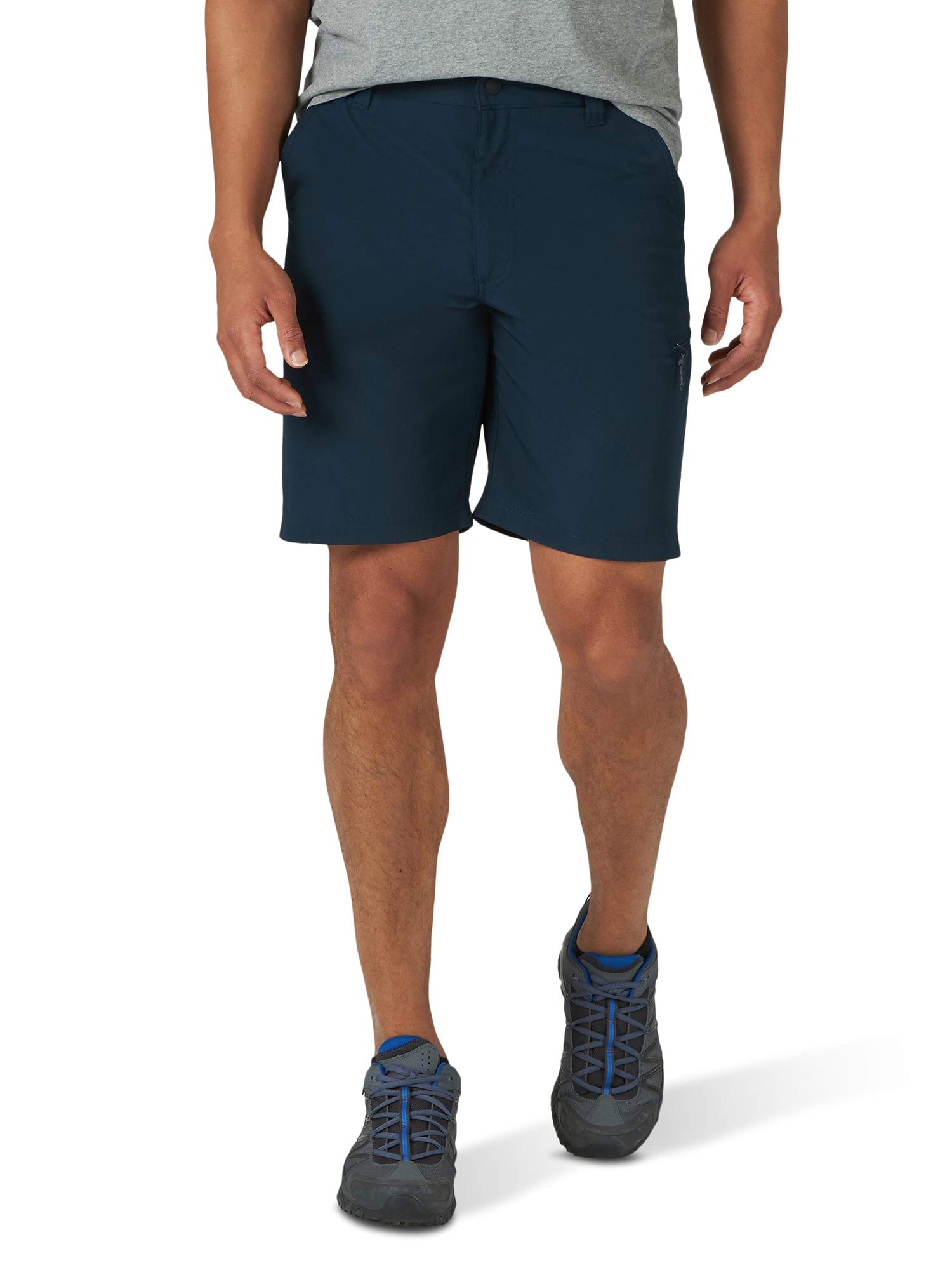 Wrangler Authentics mens Performance Side Elastic Utility Casual Shorts, Imperial Blue, 30 US Image Wrangler Authentics mens Performance Side Elastic Utility Casual Shorts, Imperial Blue, 30 US Image