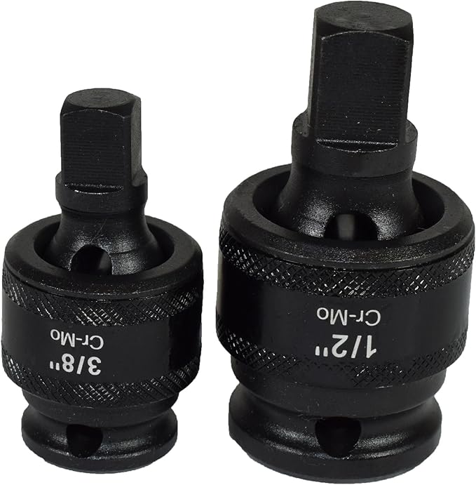 3/8" And 1/2" Drive Impacted Universal Joint UJ Wobble Angle Extension