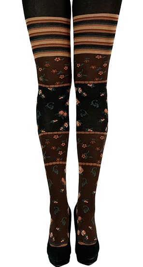 CRÖNERT Strumpfhose Winterrosen 72418