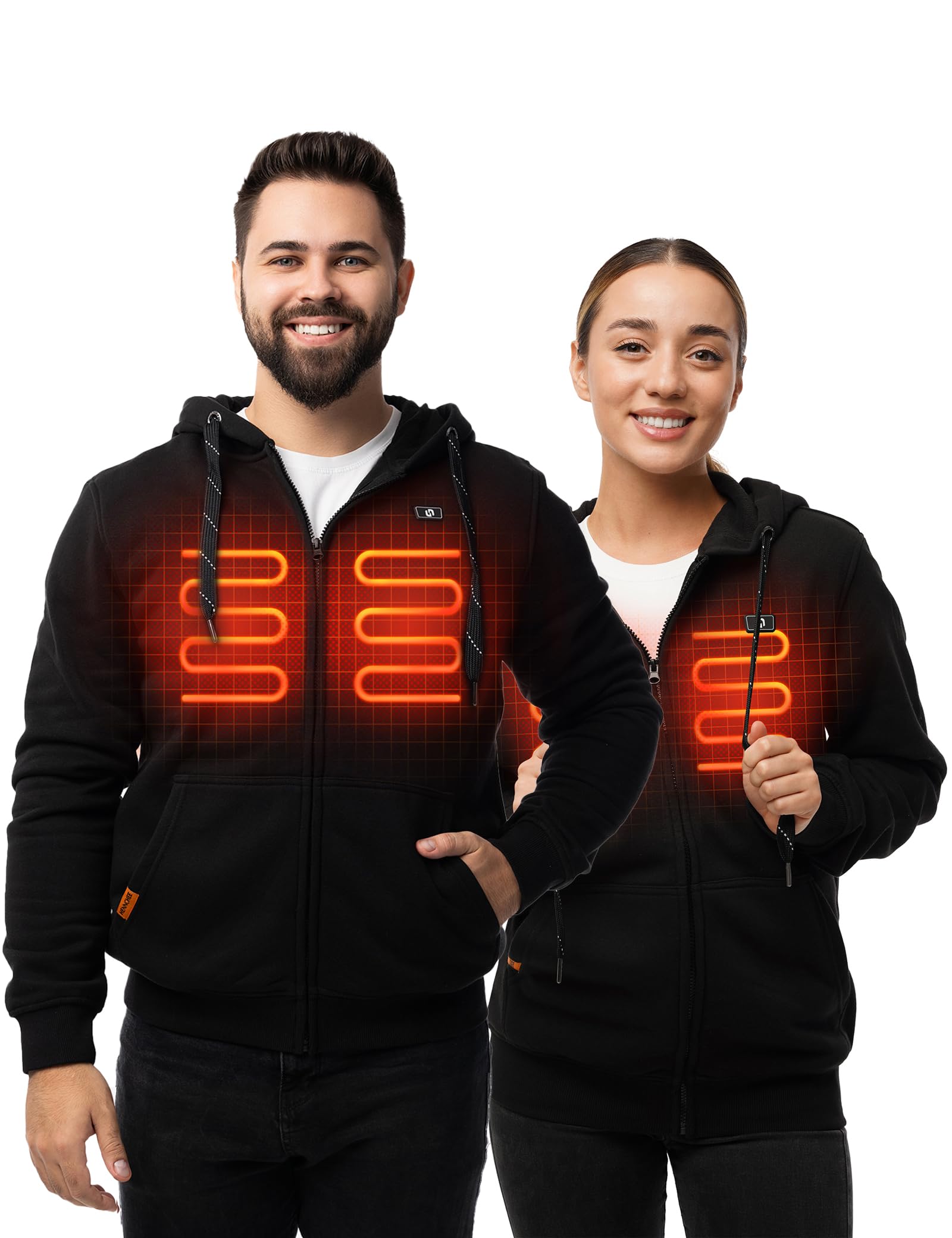 HENNCHEE Heated Hoodies for Men Women