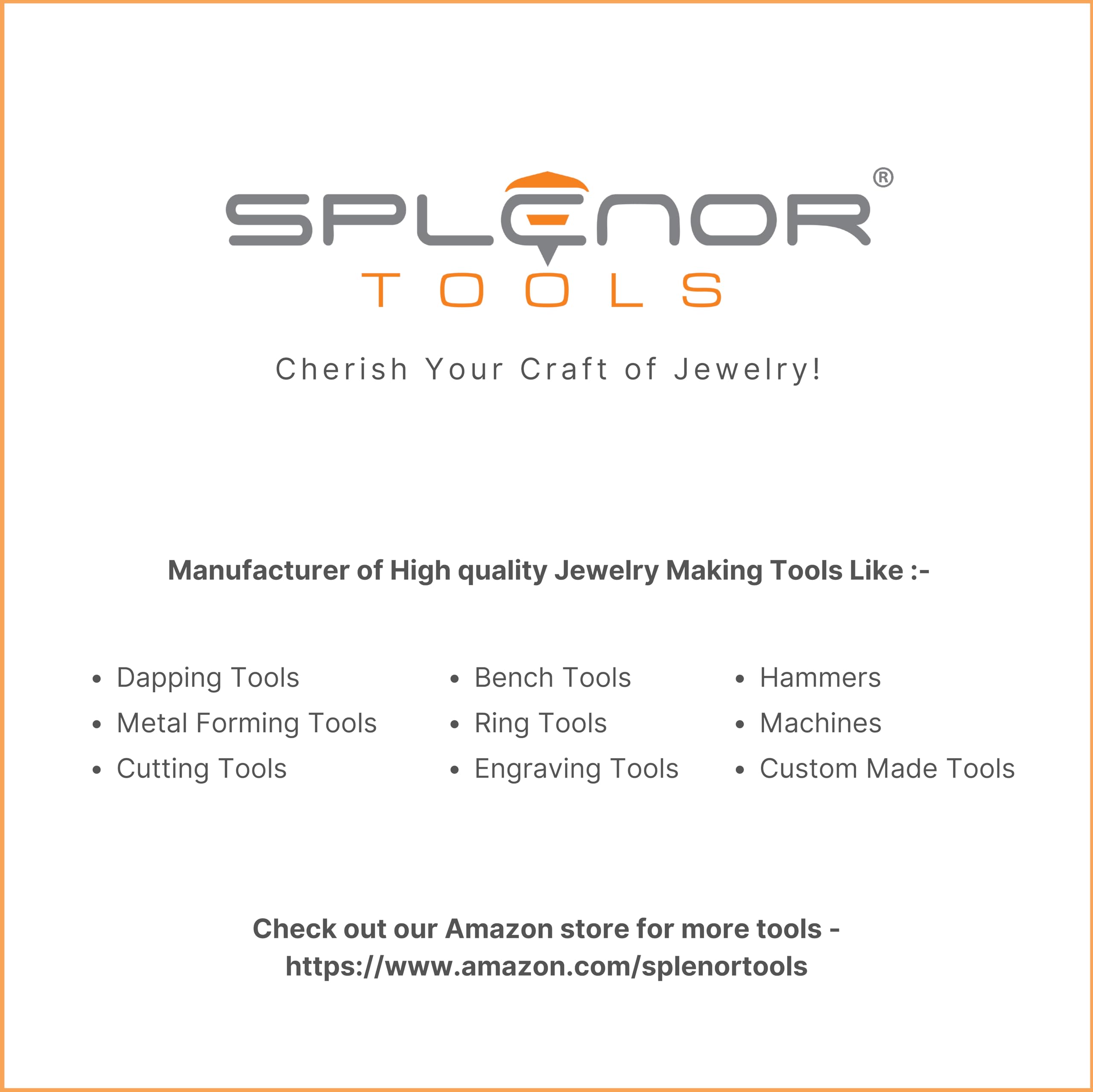 Splenor Tools Steel Bench Block - Flat Anvil Jewelers - Solid Metal Bench Block for Jewelry Repairing & Metal Stamping