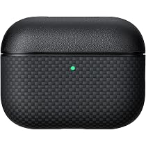 PITAKA for AirPods Pro 3 Case MagSafe, Leather & Aramid Woven