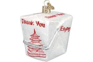 Old World Christmas Various Foods Glass Blown Ornaments for Christmas Tree Chinese Take-Out