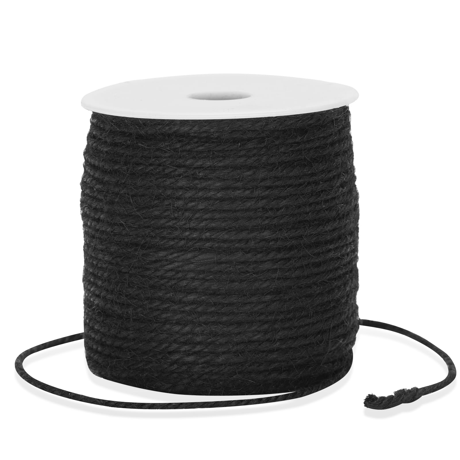 G2PLUS 3mm Jute Twine 100m Black Garden Twine 3 Ply Black String for Crafts, Arts and Crafts, Linen Twine for DIY, Gardening — image 1