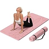PAIDU Large Yoga Mat-72’x36’x0.4’ Extra Width ＆ Thick,Comfortable,Non-Slip Exercise Mat-Works Great on All Floor for Stretching,Yoga Studio,Gym or Home Workouts