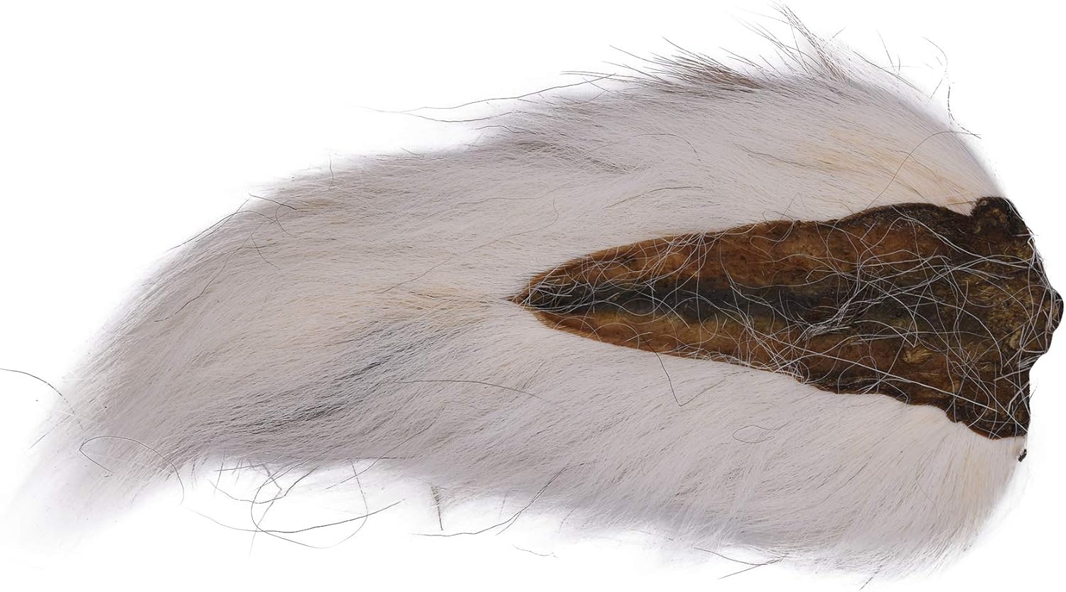 Hareline Dubbin Large Northern Bucktail (white) : Fly Tying Materials : Sports & Outdoors