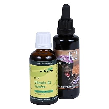 Robert Franz Vitamin K2 Tropfen 50 Ml Allcura Vitamin D3 Tropfen 50 Ml