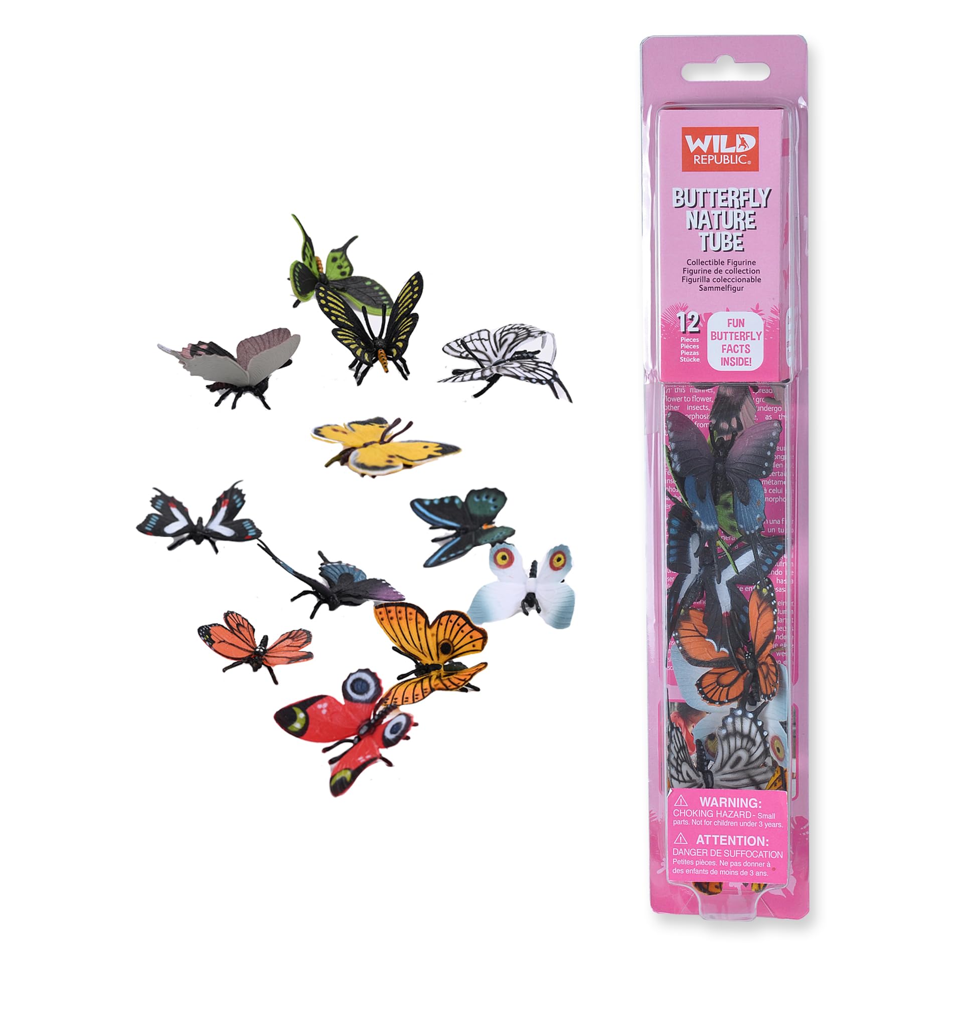 WILD REPUBLIC Europe 32 cm Nature Tube Butterfly Playset — image 1