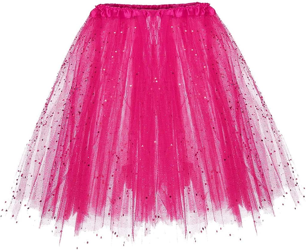 Frog Fun Women's Classic Elastic 3 Layered Tulle Tutu Skirt,Factory Direct Sale