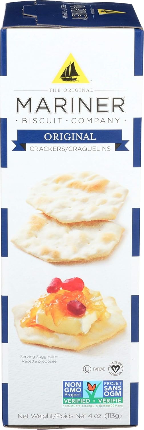 Mariner Biscuit Company, Crackers Water Original, 4 Ounce