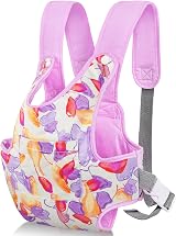 Aolso Baby Doll Carrier Purple 14-18 inch Cotton Front Back Carrying Adjustable