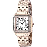 Invicta Angel Lady 28mm Stainless Steel Rose Gold Silver dial PC21J Quartz