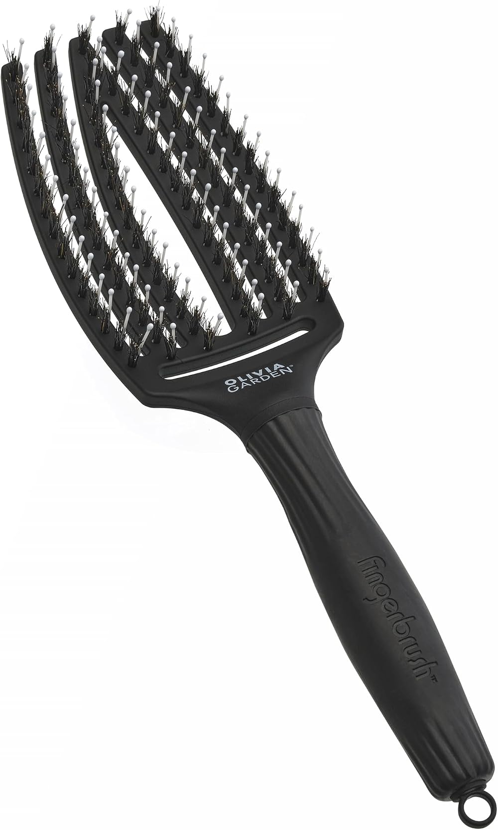 Olivia Garden Fingerbrush Combo Medium Black