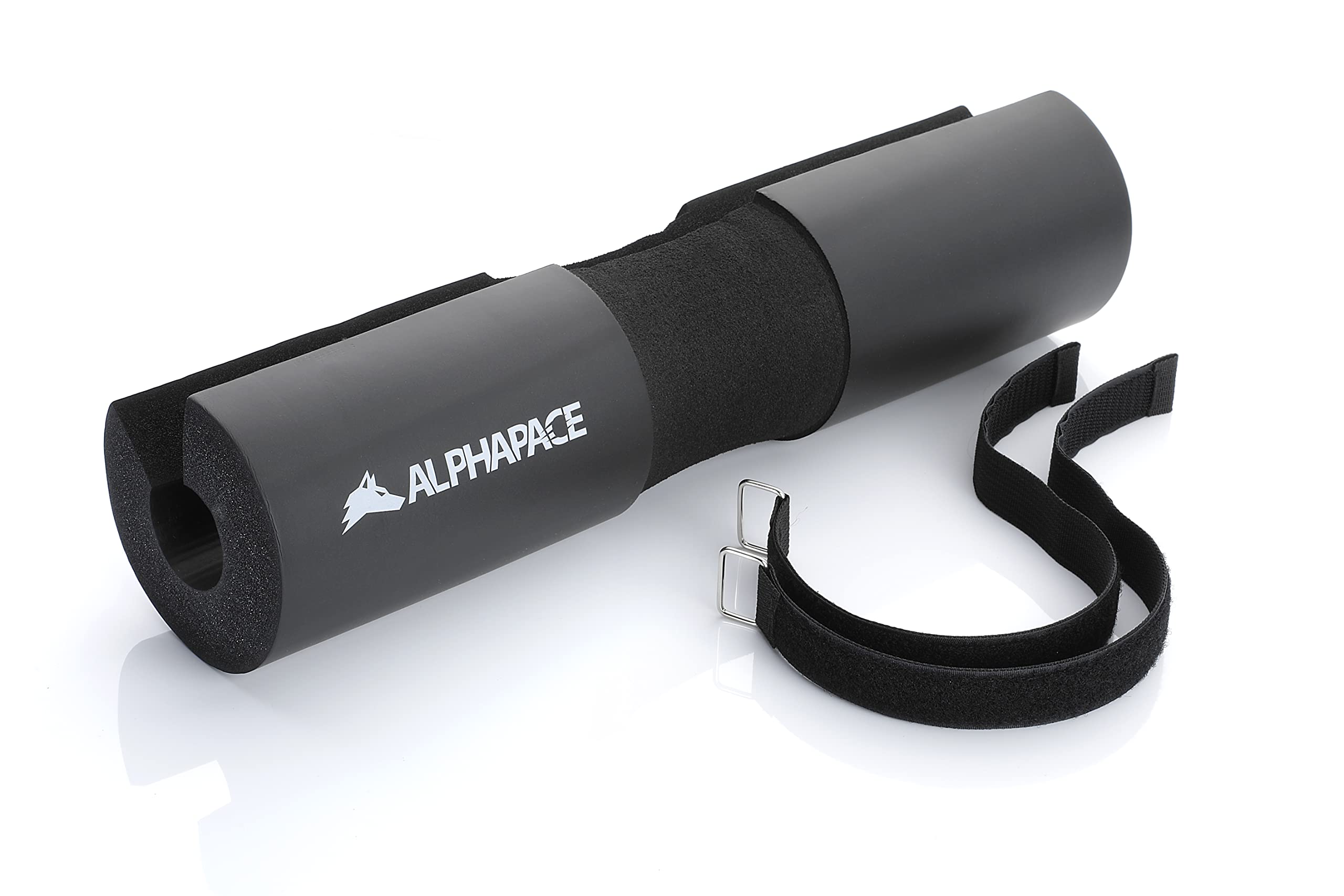 ALPHAPACE Black Barbell Pad - Neck and Hip Barbell Pad - Protection for Hip Thrusts, Squats, Weight Lifting