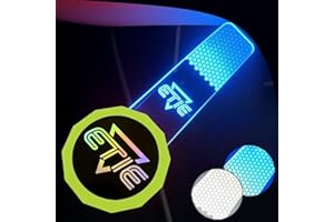 GENERIC Magnetic LED Tinting Light with Strong Dual-Color Illumination for Automotive Window Tint Film Cutting & Auto Detailing, Interchangeable Scratch-Free Base, USB Rechargeable (New Green)