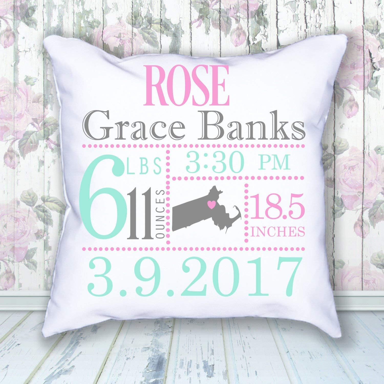 baby keepsake pillow