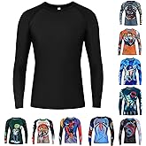 Roar BJJ Kid's MMA Rash Guard Training No-Gi and Gi Jiu Jitsu Rashguard MMA Grappling Compression Shirts Wrestling