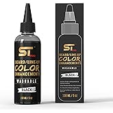 Supreme Trimmer Airbrush Hair & Beard Enhancement Ink | Barber-Grade Line-Up & Filler Spray | Water Resistant, Pre-Mixed for Precision Hairlines & Sharp Edges (Washable/150ML Black)