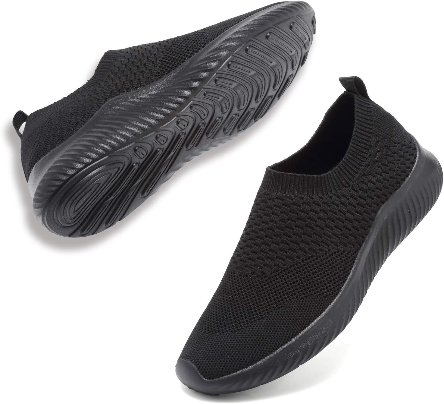 Womens Slip On Walking Shoes Casual Mesh Sneakers Lightweight Tennis Shoes Athletic Work Nurse Shoes