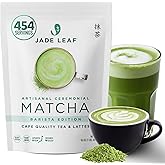 Jade Leaf Matcha Powder, Ceremonial Grade Matcha Powder, 454g / 16oz | Barista Edition - Best for Matcha Lattes, Warm or Iced! - Authentic Japanese Matcha Green Tea Powder from Uji &amp; Kagoshima