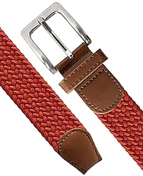 Men's Stretch Belt Braided Elastic Stretch Belt