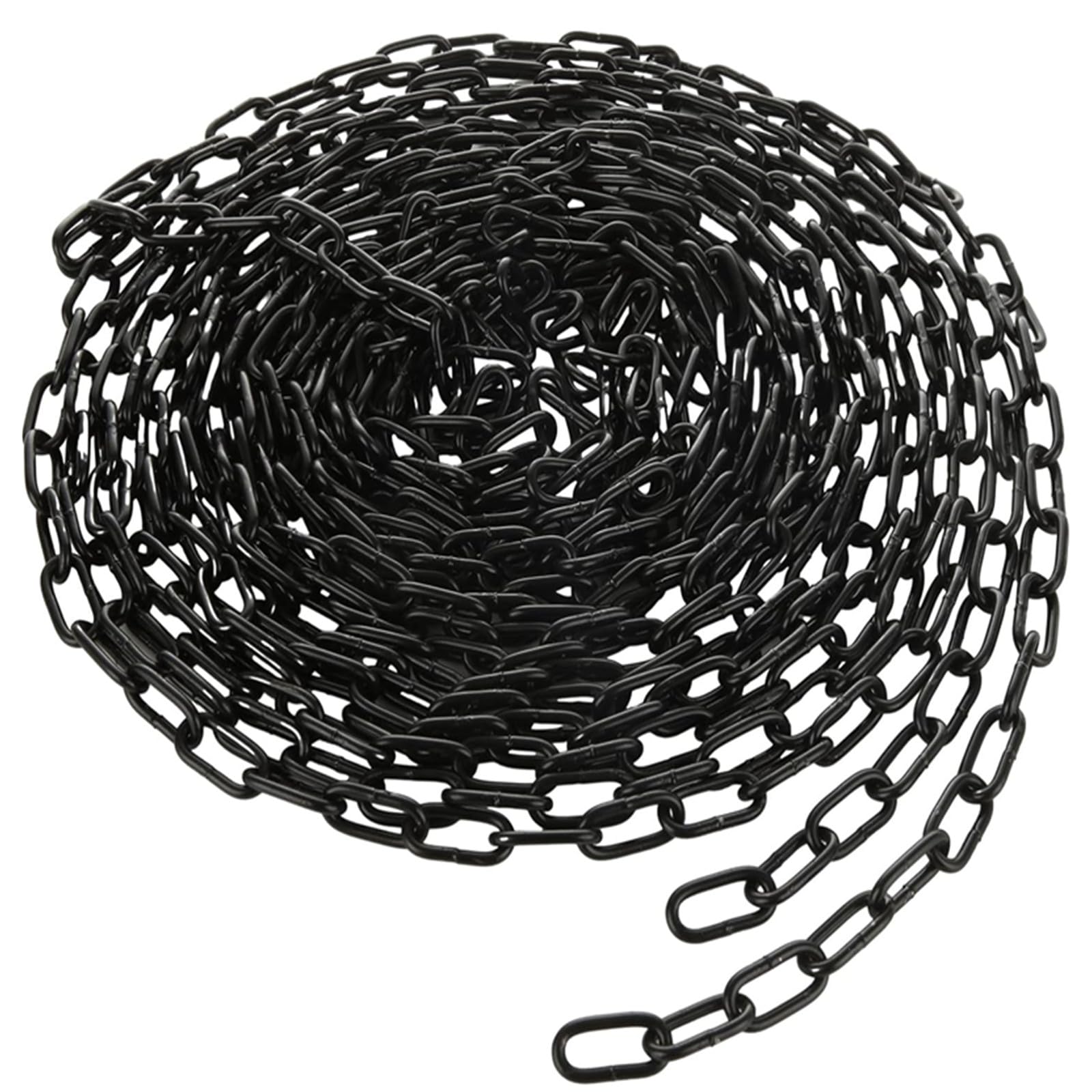 Photo 1 of **MISSING PIECES** RHBLME Black Chain, 1/8" x 26.25 Feet Long for Hanging, Carbon Steel Decorative Heavy Duty Chain for Light Fixture, Lamp, Hanging Chair, Dog Leash, Chandelier, Clothes, etc