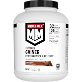 Muscle Milk Gainer Protein Powder, Chocolate, 32g Protein, 5 Pound
