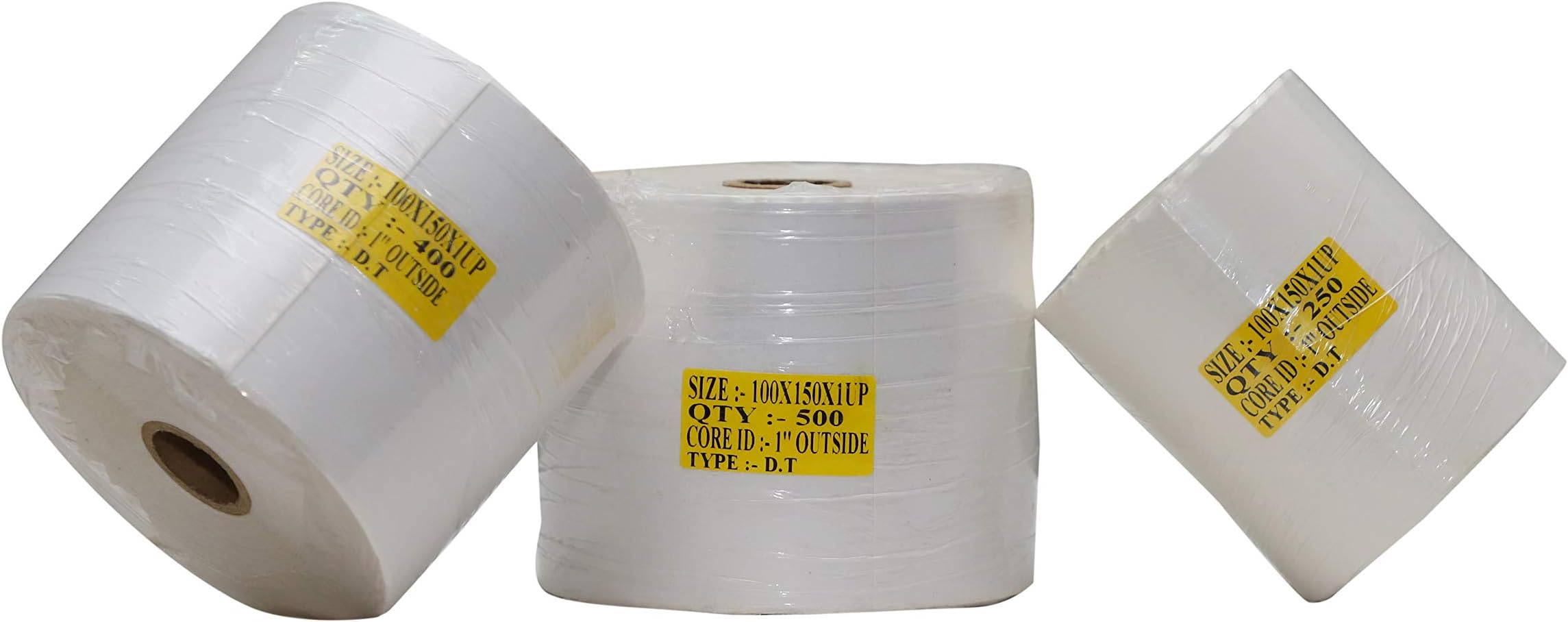 Gixmo Direct Thermal Barcode Label Stickers (4 x 6 inches -250 Label) Can be Used in Any Printers (Flex Printers)