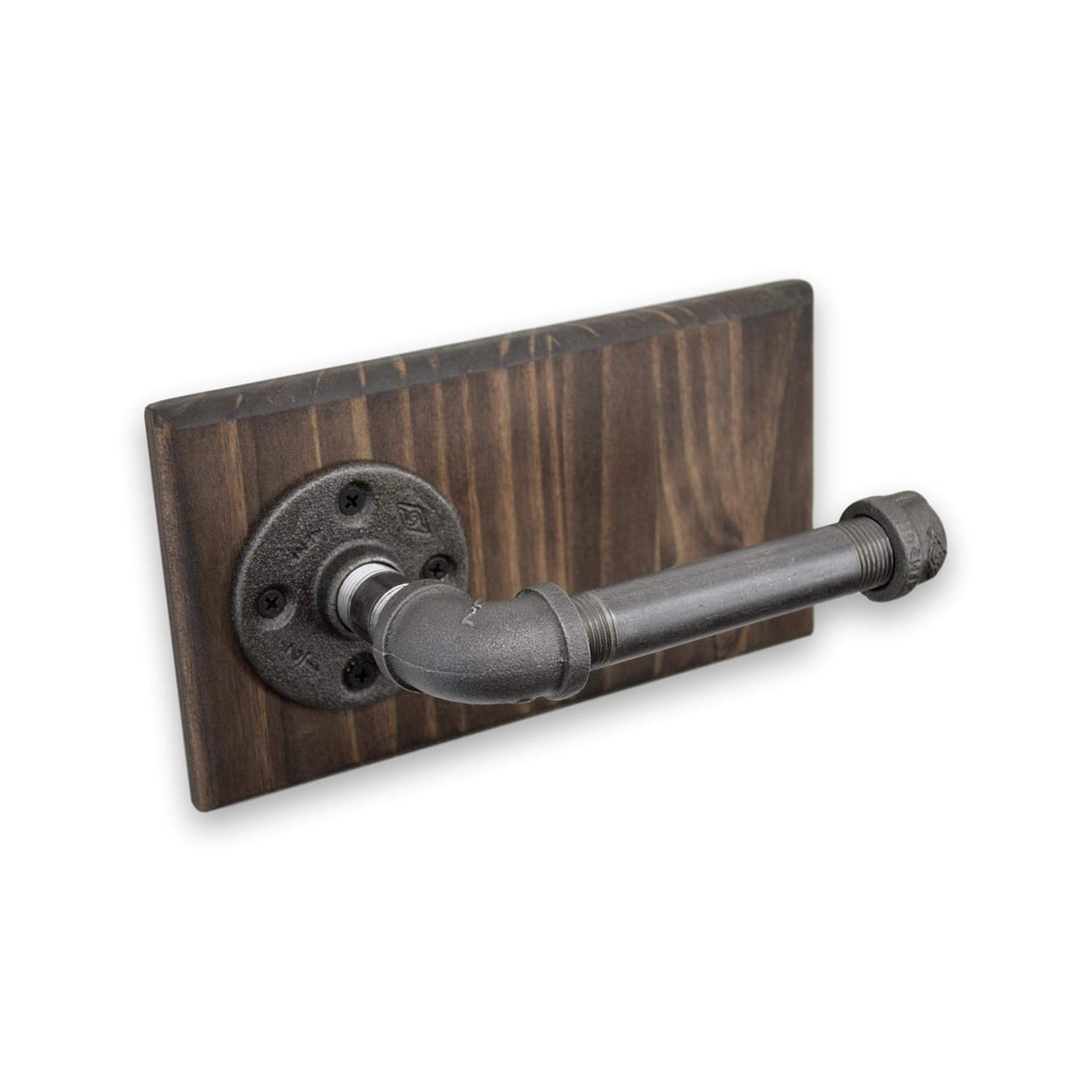 Cast Iron Pipe Toilet Paper Holder Handmade