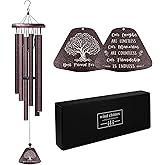 Coolertaste Best Friend Birthday Gifts for Women, Friend Birthday Gifts for Bestie 32" Wind Chimes, Best Friends Long Distance Presents, Friendship Gift for Woman, Unique Soul Sister BFF Gift Ideas